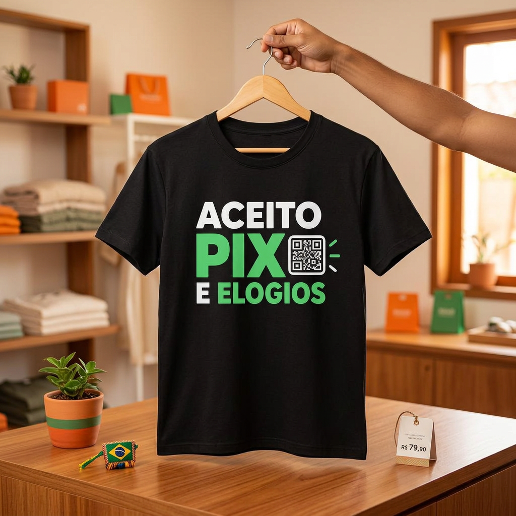 Camiseta Aceito Pix