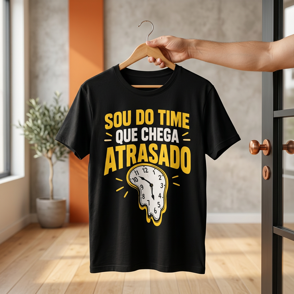 Camiseta Sempre Atrasado