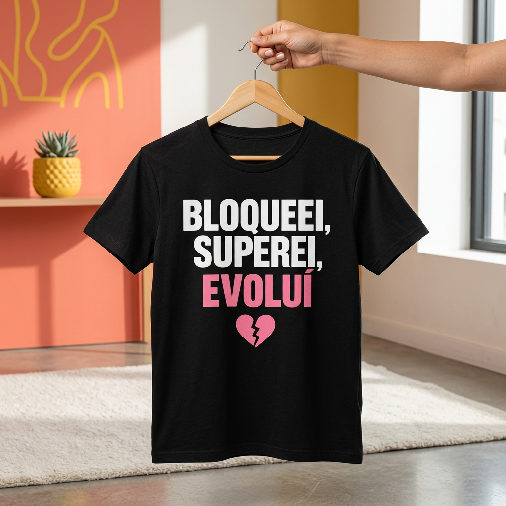 Camiseta Bloqueei Superei