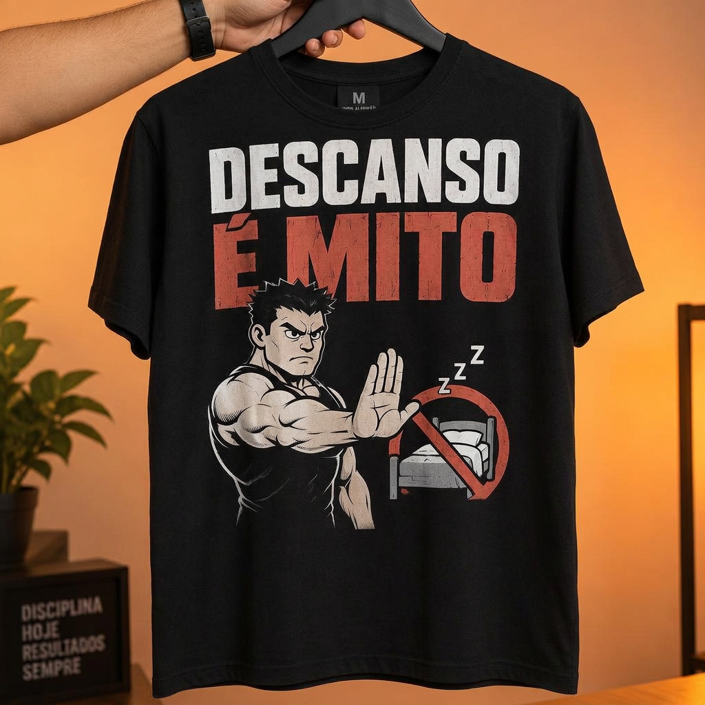 Camiseta Descanso É Mito