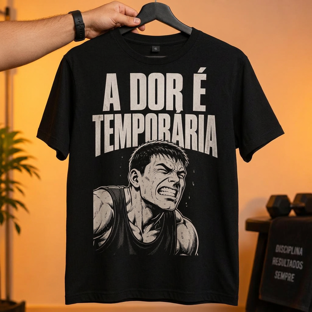 Camiseta A Dor É Temporária
