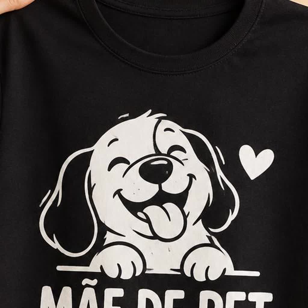 Detalhe da estampa MÃE DE PET