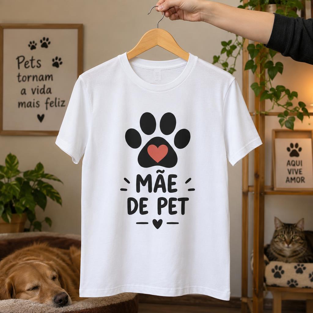 Camiseta Mãe de Pet