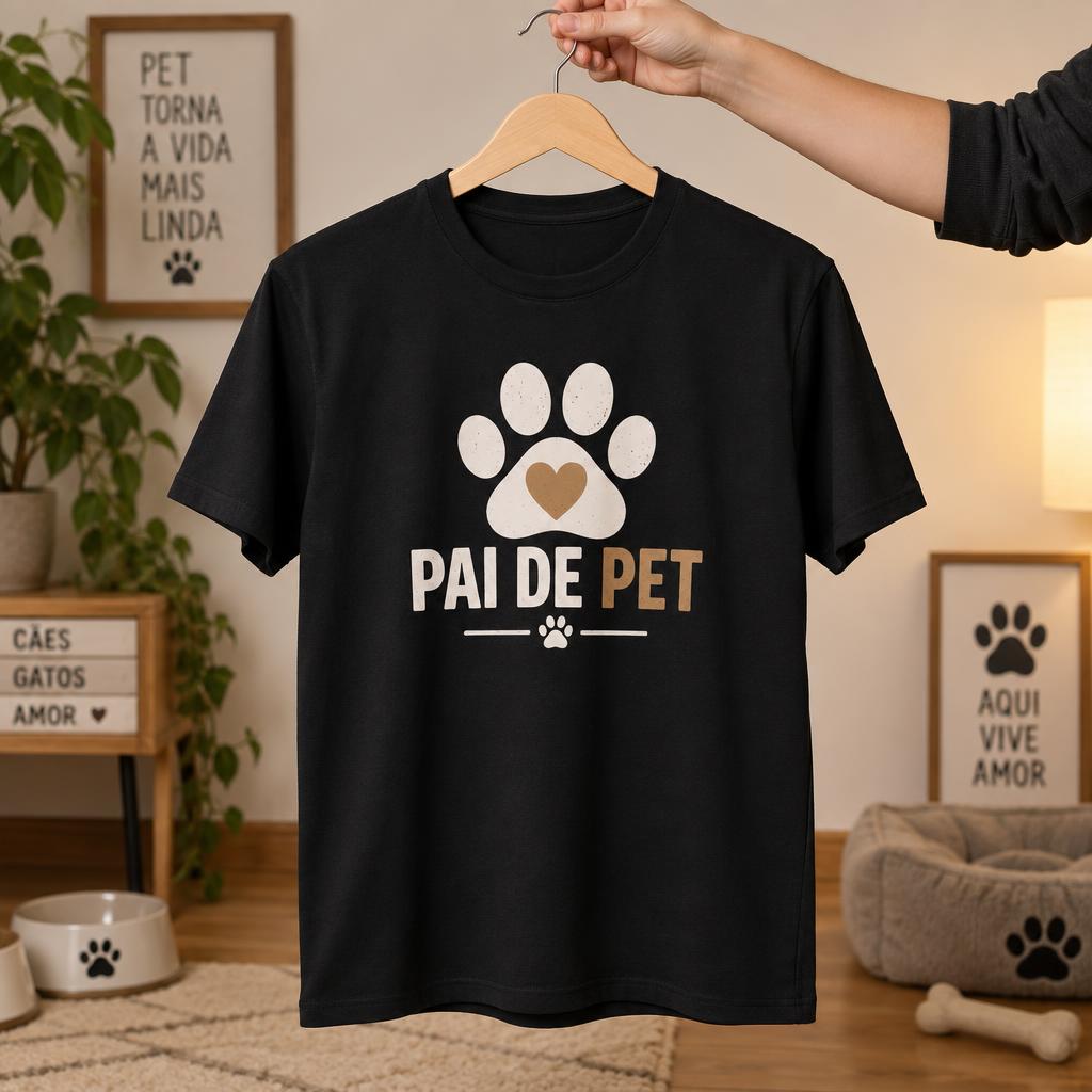 Camiseta Pai de Pet