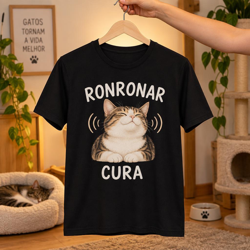 Camiseta Ronronar Cura