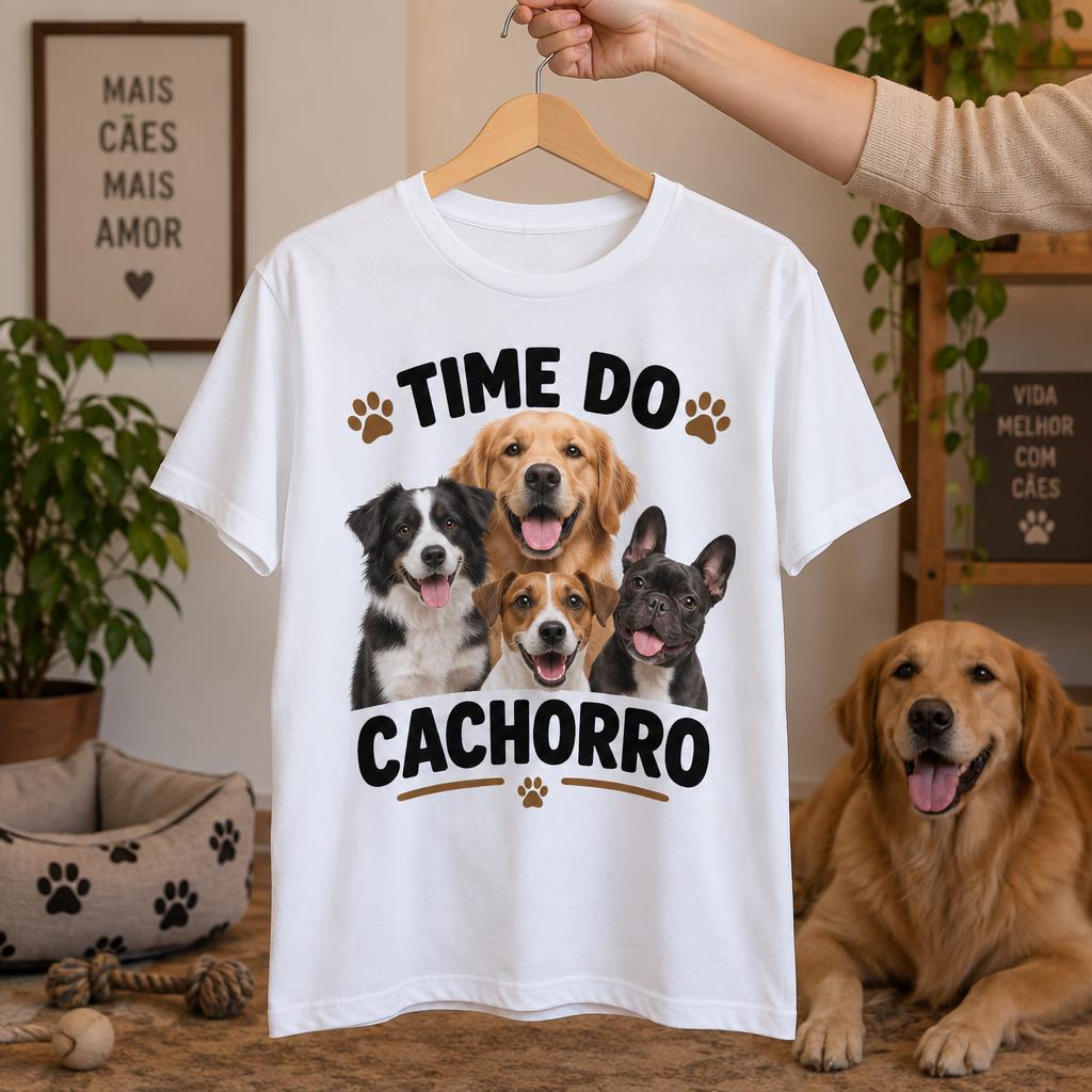 Camiseta Time do Cachorro
