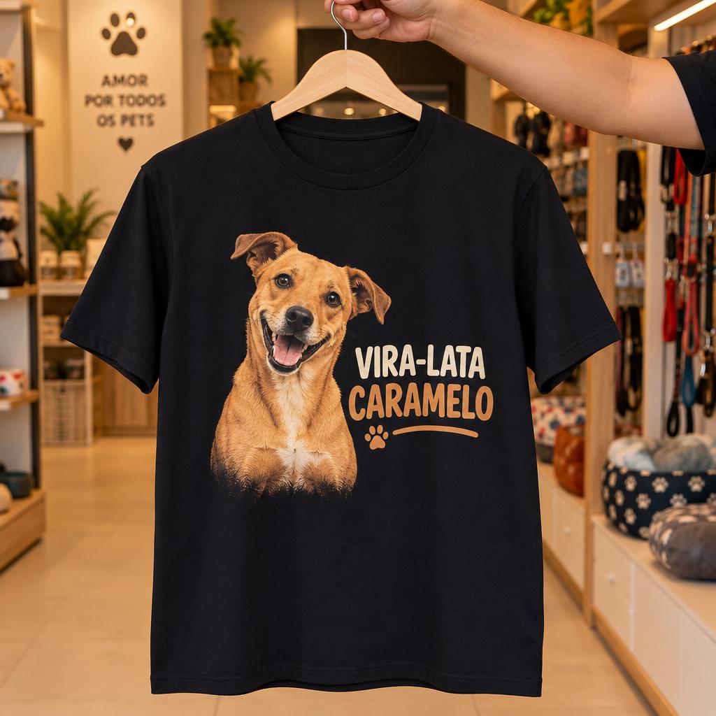 Camiseta Vira-Lata Caramelo
