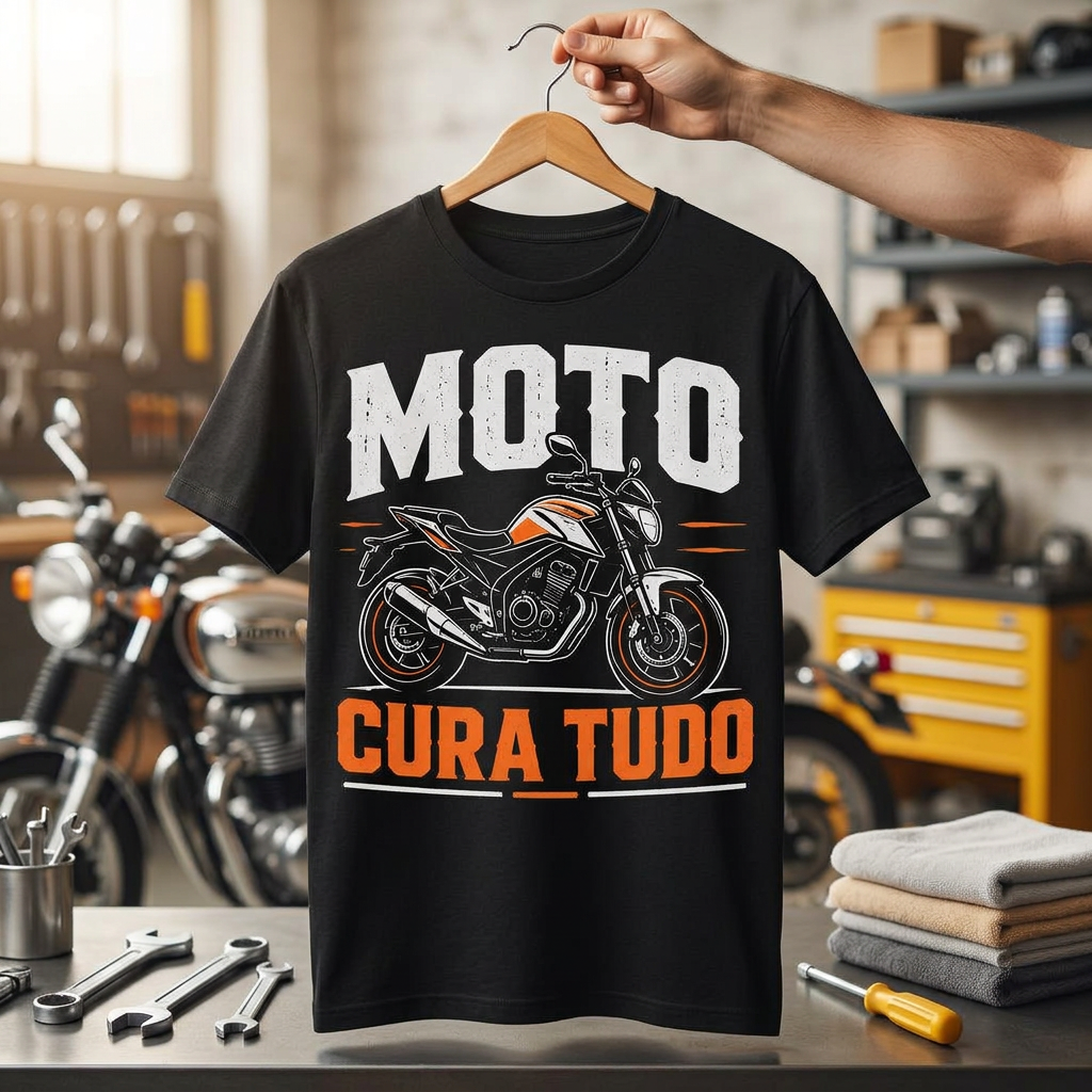 Camiseta Rolê de Moto