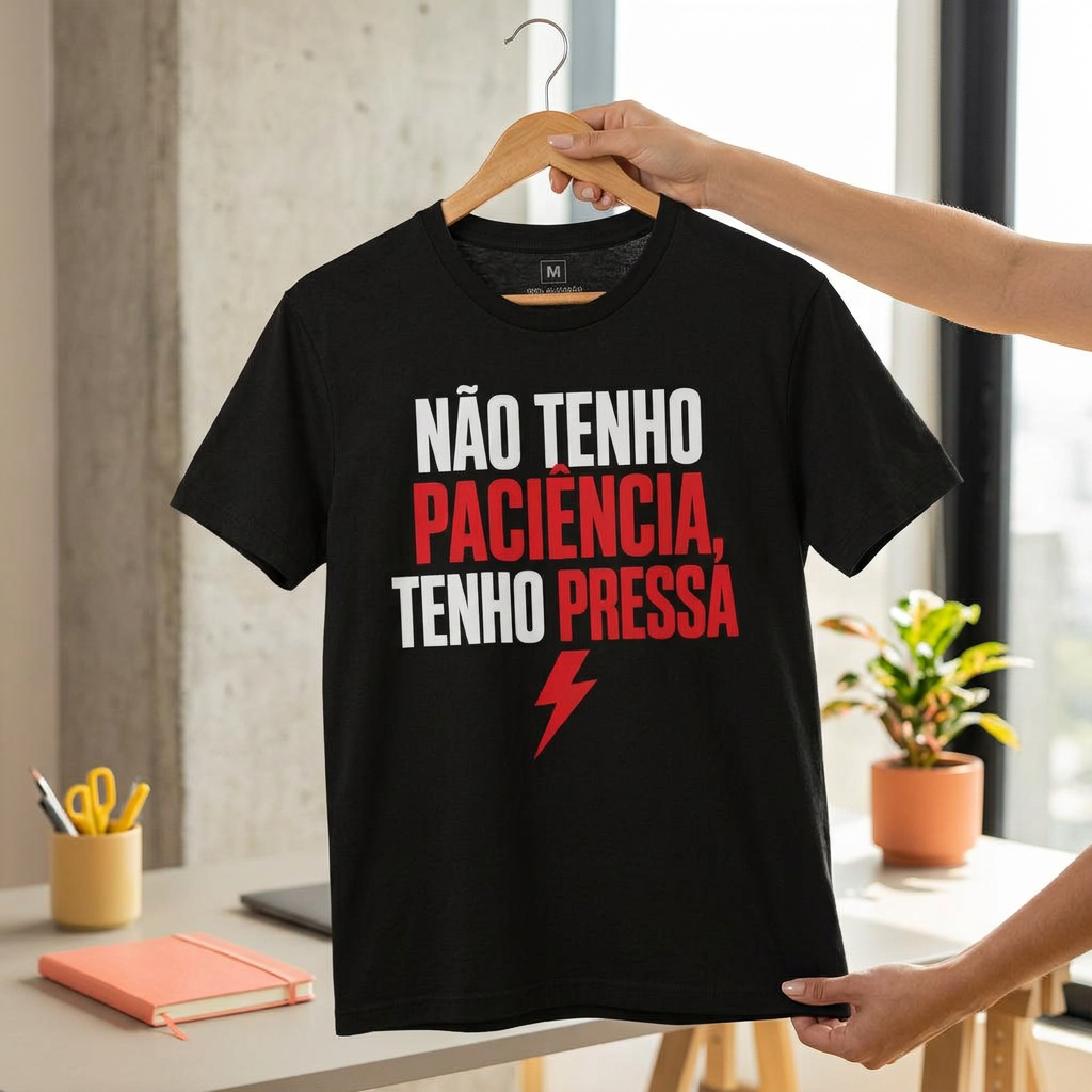 Camiseta Sem Paciência
