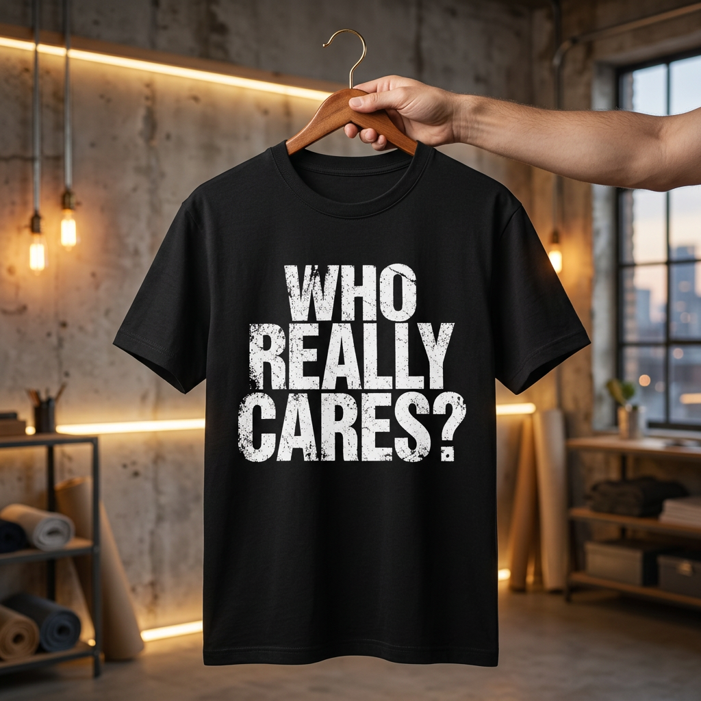Camiseta Who Cares